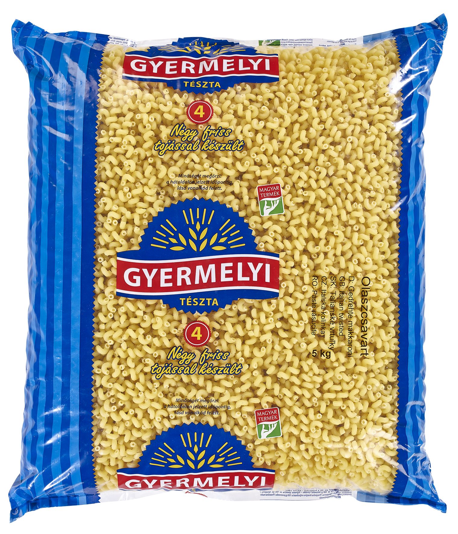 Gyermelyi négytojásos Olaszcsavart 5kg